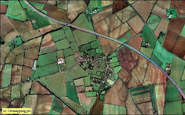 Aerial Photograph of Fritwell Village